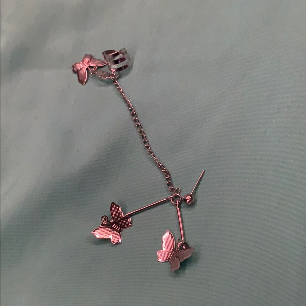 butterfly cuff earring